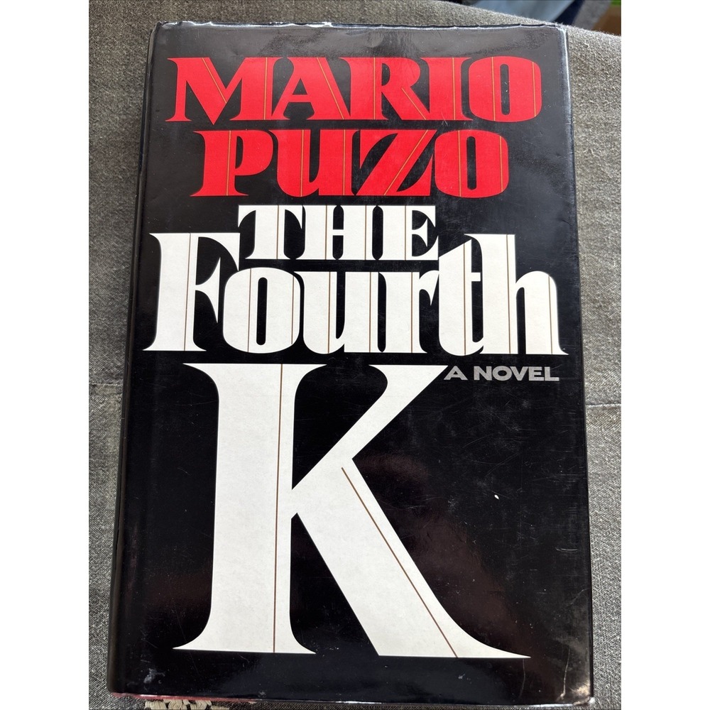 The Fourth K - Mario Puzo - First Edition‎ - 1990 - RARE Hardcover & Dust Jacket